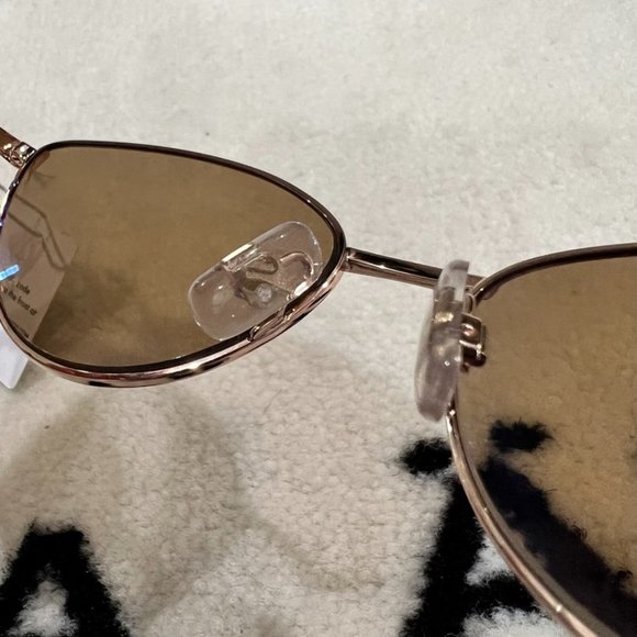 Swarovski Sk0261 28G Cat Eye Gold Tone Swarovski Crystal Logo On Arms Sunglasses main image 5